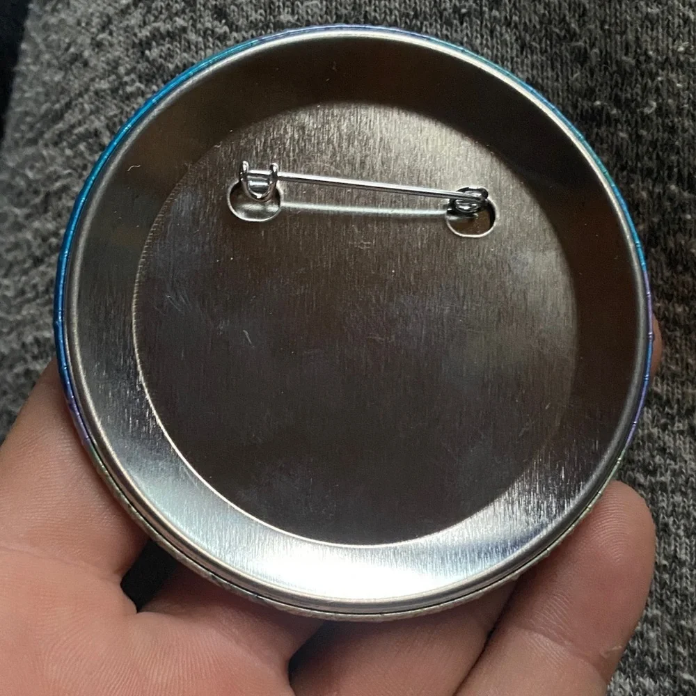 Chum Bucket Mixed Media button Art Piece - Picture 2 of 2